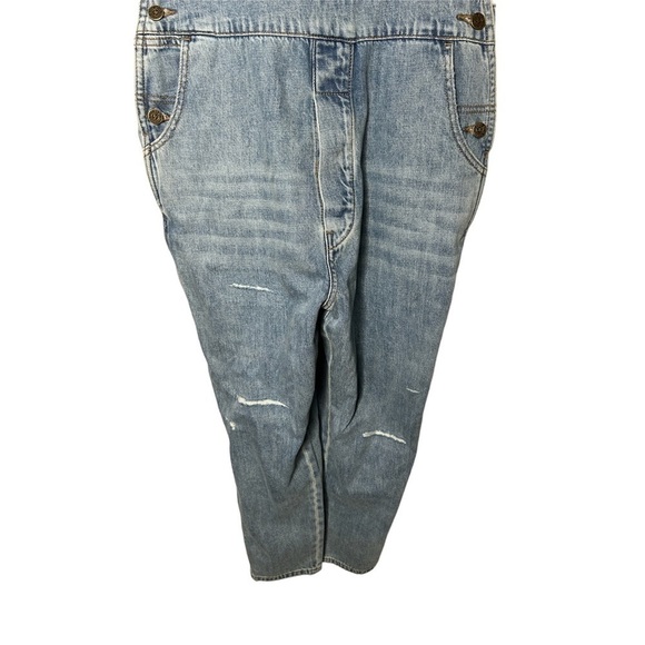 NWT Sandrine Rose x Free People Denim Overalls Size Medium - Picture 3 of 14